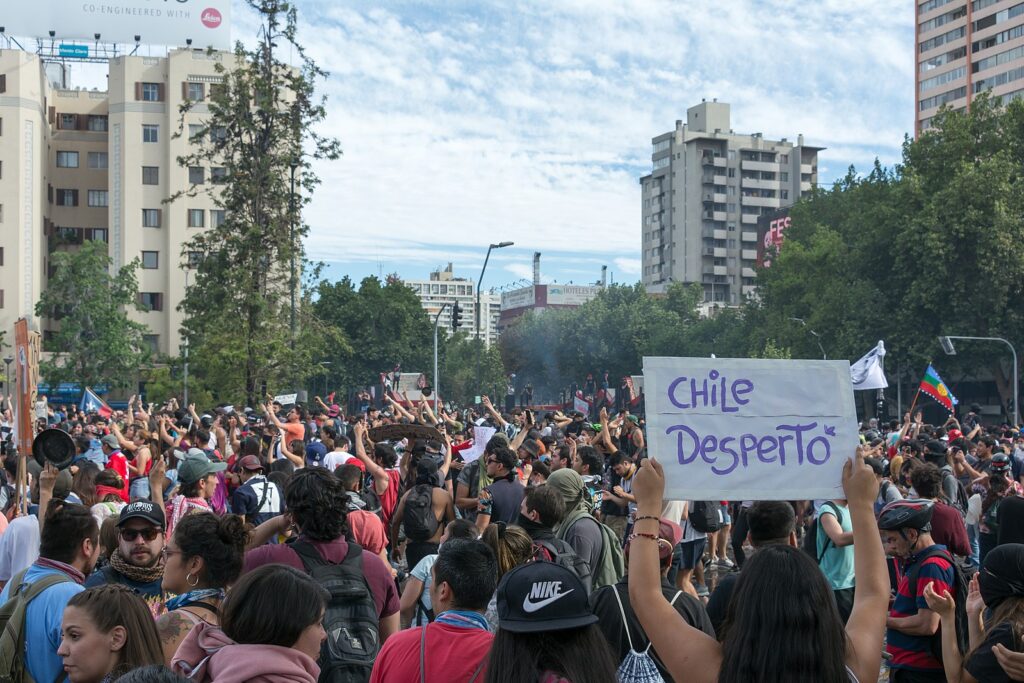 Santiago de Chile, 18 de octubre de 2019. Rebelión popular.