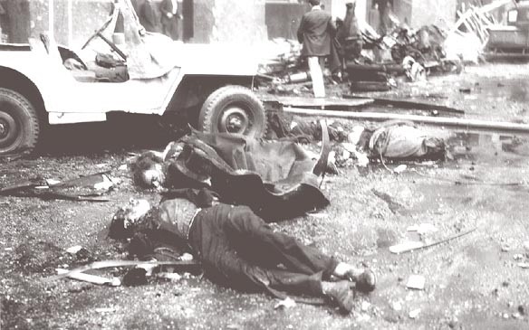 Bombarde a Plaza de Mayo.