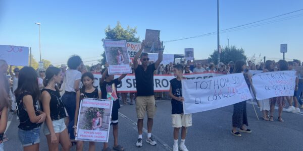 Marcha por la muerte de Julieta Koen en accidente de transito