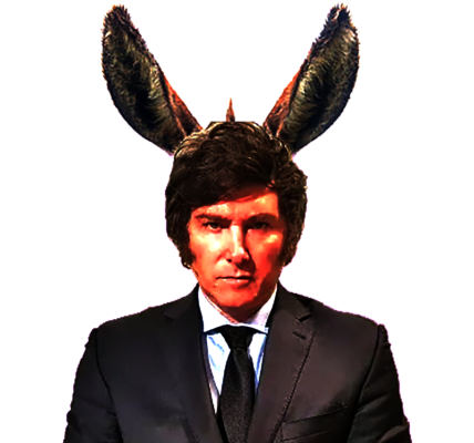 Milei pobreza burro moral