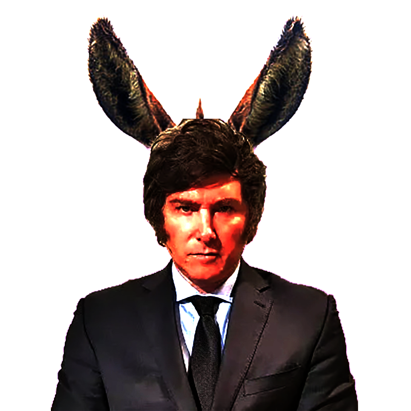 Milei pobreza burro moral