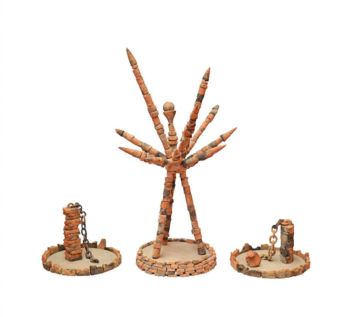 Territorios. 2018, Barro cocido a fuego directo. 150 cm x 150 cm x 60 cm