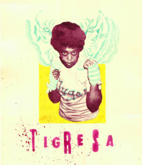 "Superpoderes", 2017, técnica mixta (photoplate,tintas), 35 x 50 cm.