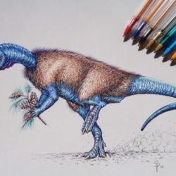 Mahuidacursor lipanglef-2019-Birome sobre papel-29x21cm