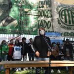 Sindicatos porteños organizaron una jornada de luto y protesta